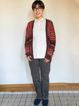 鶴岡 彩由李(つるおか さゆり)さんのコーディネート