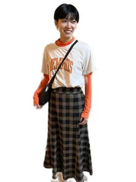 鶴岡 彩由李(つるおか さゆり)さんのコーディネート