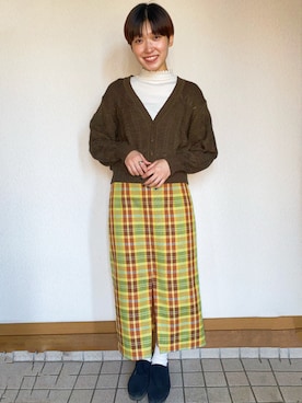 鶴岡 彩由李(つるおか さゆり)さんのコーディネート