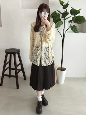 「kutir」｜aoiさん（レディース・153cm）の夏コーディネート