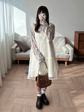 「kutir（クティール）のアイテム」を使った、aoiさん（レディース・153cm）の秋コーディネート