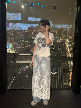 「EDWIN（エドウィン）のアイテム」を使った、ngchmeeeさん（レディース・162cm）の冬コーディネート