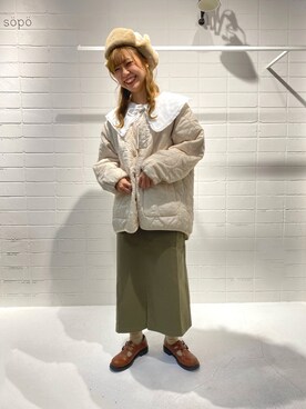 ayaneさん（レディース・154cm）の秋コーディネート