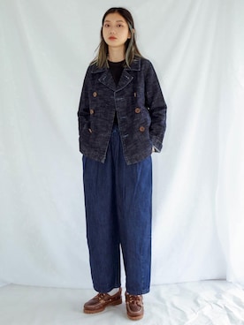 「working style」｜「アイテム（ジャケット/アウター）」を使った、sankilogram さん（レディース・166cm）の冬コーディネート