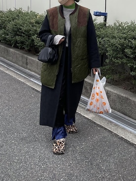 「古着好きな人と繋がりたい」｜「アイテム（その他シューズ）」を使った、kanakoさん（レディース・162cm）の春コーディネート