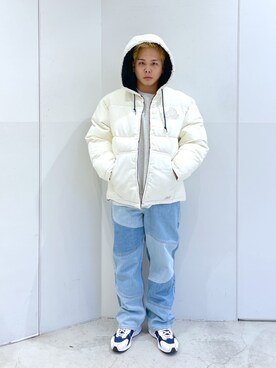 ブルゾンを使った 白 のメンズ人気ファッションコーディネート Wear