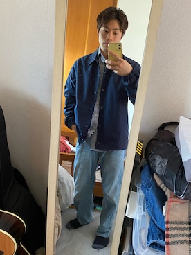 「UNIQLO（ユニクロ）のアイテム（トレンチコート）」を使った、kear06さん（メンズ・170cm）の春コーディネート