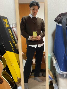 「綺麗めコーデ」｜「アイテム（レッグウェア）」を使った、kear06さん（メンズ・170cm）の冬コーディネート