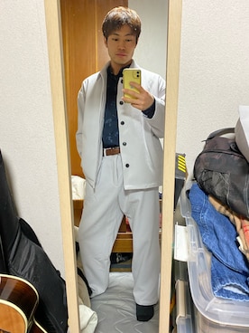 「春服デビュー宣言」｜「アイテム（ブルゾン）」を使った、kear06さん（メンズ・170cm）の春コーディネート