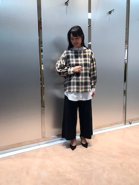 「NARACAMICIE（ナラカミーチェ）のアイテム」を使った、na.hさん（レディース・157cm）の冬コーディネート