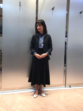 「NARACAMICIE（ナラカミーチェ）のアイテム（テーラードジャケット）」を使った、na.hさん（レディース・157cm）の秋コーディネート