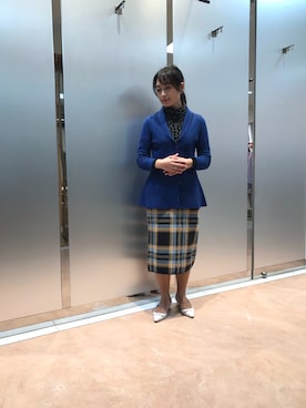 「NARACAMICIE（ナラカミーチェ）のアイテム」を使った、na.hさん（レディース・157cm）の冬コーディネート
