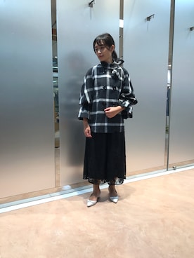 「NARACAMICIE（ナラカミーチェ）のアイテム」を使った、na.hさん（レディース・157cm）の冬コーディネート