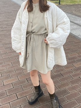 「apres jour（アプレジュール）のアイテム（ブルゾン）」を使った、chipiさん（レディース・151cm）の秋コーディネート