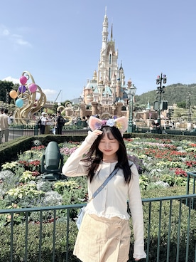 「無（ム）のアイテム」を使った、yutingさん（レディース・153cm）の夏コーディネート