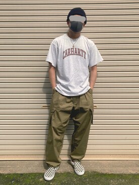 「アイテム（スリッポン）」を使った、koudai -コーダイ-さん（メンズ・178cm・10代）の夏コーディネート
