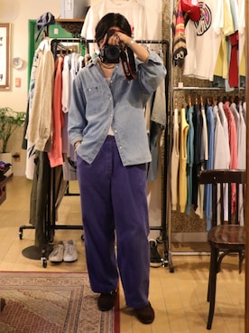 「Levi's（リーバイス）のアイテム（トップス）」を使った、amenoishidatamiさん（メンズ・174cm）の夏コーディネート