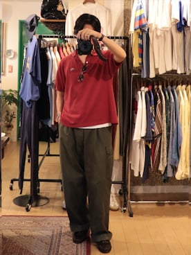 「LACOSTE（ラコステ）のアイテム」を使った、amenoishidatamiさん（メンズ・174cm）の夏コーディネート