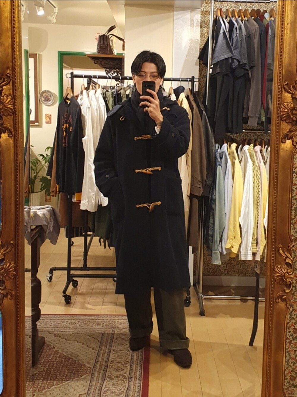 POLO RALPH LAURENのダッフルコートを使った「グリーン」の人気