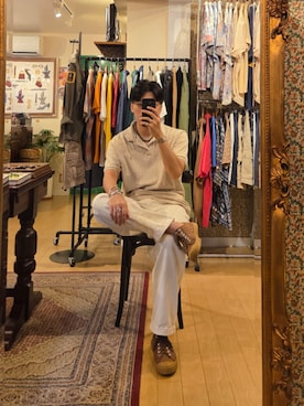 「POLO RALPH LAUREN（ポロ ラルフ ローレン）のアイテム」を使った、amenoishidatamiさん（メンズ・174cm）の夏コーディネート