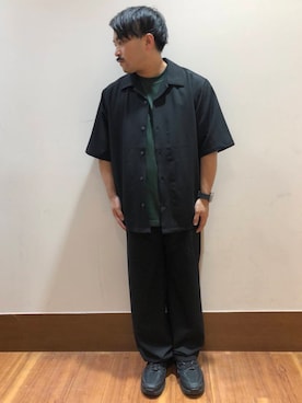 「定番」｜TORU OKIさん（メンズ・163cm）の夏コーディネート