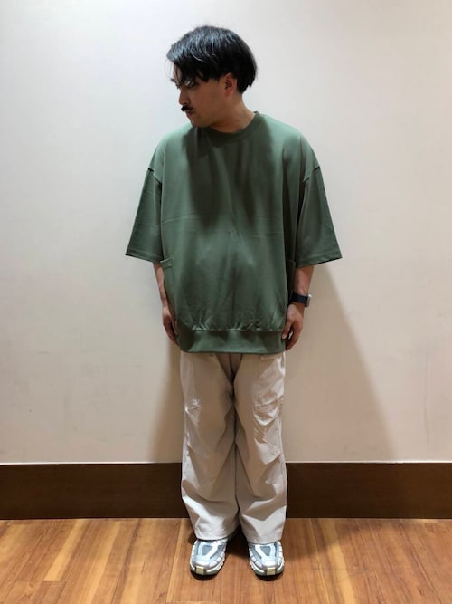 サイドストレージ半袖ポンチTops