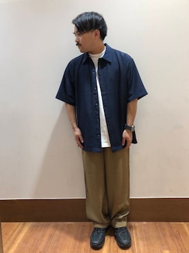 「定番」｜TORU OKIさん（メンズ・163cm）の夏コーディネート