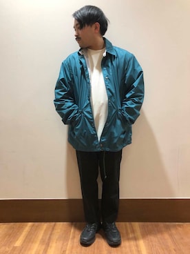 TORU OKIさん(メンズ・163cm)の冬コーディネート