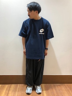 「ジョガーパンツ」｜TORU OKIさん（メンズ・163cm）の夏コーディネート