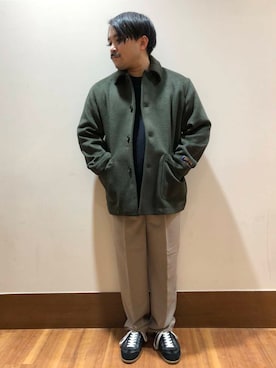 TORU OKIさん(メンズ・163cm)の冬コーディネート