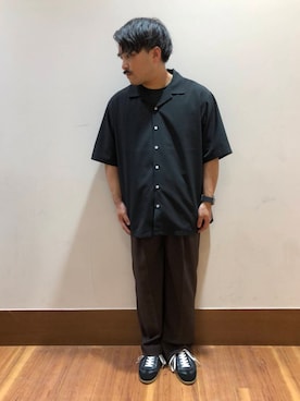 「定番」｜TORU OKIさん（メンズ・163cm）の夏コーディネート