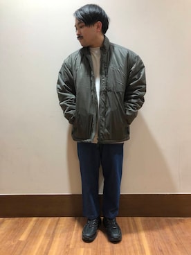 TORU OKIさん(メンズ・163cm)の冬コーディネート