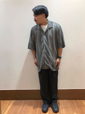 「定番」｜TORU OKIさん（メンズ・163cm）の夏コーディネート