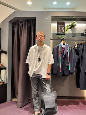「アイテム（Tシャツ/カットソー）」を使った、kwbtさん（メンズ・176cm）の夏コーディネート