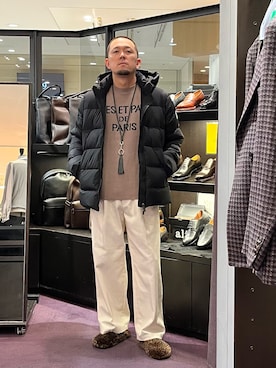 「アイテム（チノパンツ）」を使った、kwbtさん（メンズ・176cm）の秋コーディネート
