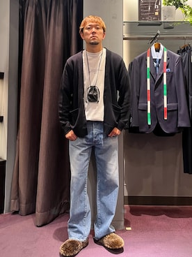 「アイテム（Tシャツ/カットソー）」を使った、kwbtさん（メンズ・176cm）の秋コーディネート