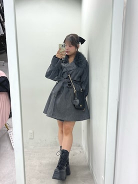 「ファーコート」｜oliveakanechannさん（レディース・150cm）の秋コーディネート
