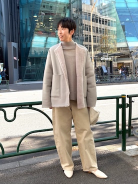 「アイテム（スリッポン）」を使った、gg_michikoさん（骨格ナチュラル・レディース・166cm）の秋コーディネート