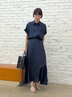 「ハーフスリーブ」｜gg_michikoさん（レディース・166cm）の春コーディネート
