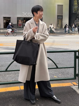 「アイテム（その他アウター）」を使った、gg_michikoさん（レディース・166cm）の冬コーディネート