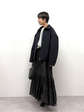 「アイテム（ピアス（両耳用））」を使った、gg_michikoさん（レディース・166cm）の秋コーディネート