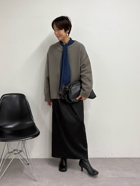 「アイテム（ピアス（両耳用））」を使った、gg_michikoさん（レディース・166cm）の秋コーディネート