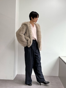 「アイテム（ベスト）」を使った、gg_michikoさん（レディース・166cm）の秋コーディネート