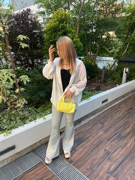 「ANAP（アナップ）のアイテム」を使った、Yukariさん（レディース・156cm）の夏コーディネート