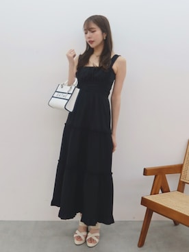 「EATME（イートミー）のアイテム」を使った、MOCAさん（レディース・162cm）の春コーディネート