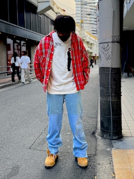 「ROYAL FLASH（ロイヤルフラッシュ）のアイテム（パンツ）」を使った、xxnora24さん（メンズ・178cm）の春コーディネート