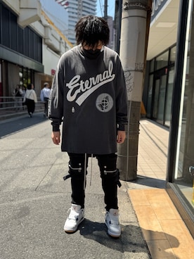 「ROYAL FLASH（ロイヤルフラッシュ）のアイテム（パンツ）」を使った、xxnora24さん（メンズ・178cm）の春コーディネート