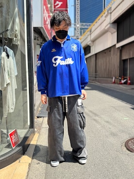 「ROYAL FLASH（ロイヤルフラッシュ）のアイテム（トップス）」を使った、xxnora24さん（メンズ・178cm）の春コーディネート