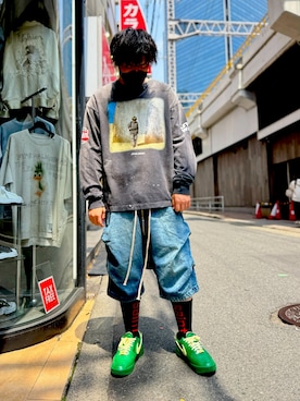 「ROYAL FLASH（ロイヤルフラッシュ）のアイテム（パンツ）」を使った、xxnora24さん（メンズ・178cm）の春コーディネート