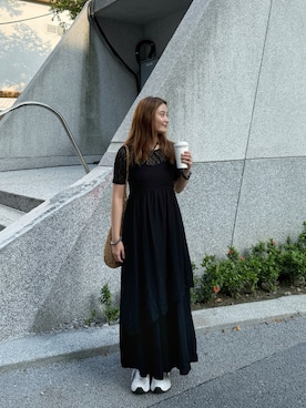 「アイテム（ワンピース）」を使った、oin_fourさん（レディース・157cm）の夏コーディネート
